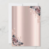 Invitation Fête des mariées Brunch & Bubbly Floral Drives (Dos)