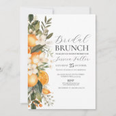 Invitation Fête des mariées Brunch Floral Bachelorette Fruit (Devant)
