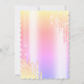 Invitation Fête des mariées Bubbly Ombre (Dos)