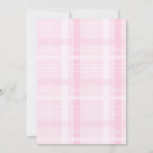 Invitation Fête des mariées Café Français Rose (Dos)