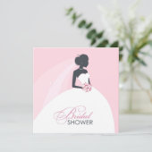 Invitation Fête des mariées carte plate (Debout devant)