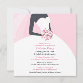 Invitation Fête des mariées carte plate (Dos)