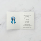 Invitation Fête des mariées catholique Béni Mère Marie Floral (Intérieur)