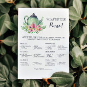 Invitation Fête des mariées Ce qui est dans votre jeu de bour