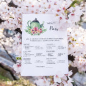 Invitation Fête des mariées Ce qui est dans votre jeu de bour