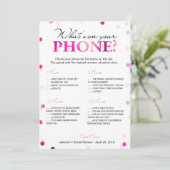 Invitation Fête des mariées Ce qui se passe sur votre jeu de  (Debout devant)