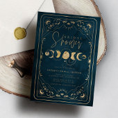 Invitation Fête des mariées céleste du Tarot du Soleil et de 