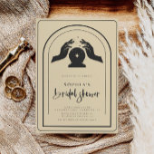 Invitation Fête des mariées céleste mystique du Tarot zodiaqu