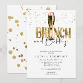 Invitation Fête des mariées Champagne (Devant / Derrière)