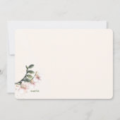 Invitation Fête des mariées Champagne (Dos)