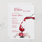 Invitation Fête des mariées Cheval to Love Couples (Devant / Derrière)