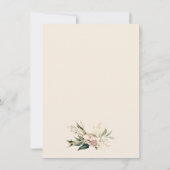 Invitation Fête des mariées Chic Boho Aquarelle (Dos)