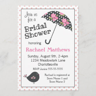 Invitation Fête des mariées chic Shabby