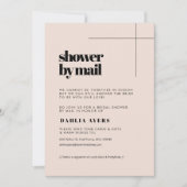 Invitation Fête des mariées chic simple par courrier (Devant)