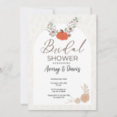 Invitation Fête des mariées citrouille (Devant)