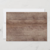 Invitation Fête des mariées Citrouille et Feuille d'automne (Dos)