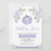 Invitation Fête des mariées citrouille Rose Lavender Arch (Devant)