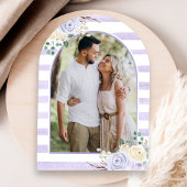 Invitation Fête des mariées citrouille Rose Lavender Arch