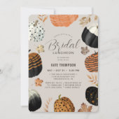 Invitation Fête des mariées Citrouille unique à peinture auto (Devant)