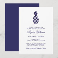 Fête des mariées classique à ananas de la marine