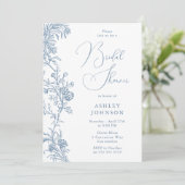 Invitation Fête des mariées classique d'élégance moderne (Debout devant)