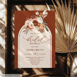 Invitation Fête des mariées classique en terre cuite Pampas e<br><div class="desc">✅ Pour les articles correspondants chercher 209W dans mes collections ✅ Célébrez la mariée à venir avec cette invitation à la douche nuptiale boho, conçue avec des flores de terre cuite aquarelle, l'herbe pampa, et une arche chic boho. La palette de couleurs chaudes et terreuses de terracotta, cuivre, orange brûlé,...</div>
