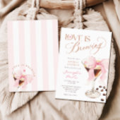 Invitation Fête des mariées Coquette Espresso Martini