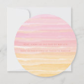 Invitation FÊTE DES MARIÉES | Coquillages Pastel Watercolor (Dos)