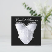 Invitation Fête des mariées Corset blanche N'importe quel Arr (Debout devant)