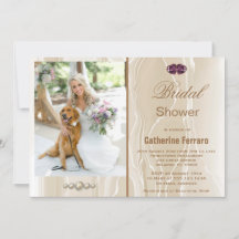 Fête des mariées & Crème Soie & Coeurs & Photo