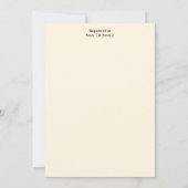 Invitation Fête des mariées crépusculaire nocturne nuageuse (Dos)