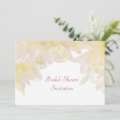 Invitation Fête des mariées Dahlias (Debout devant)