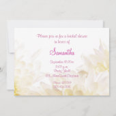 Invitation Fête des mariées Dahlias (Dos)