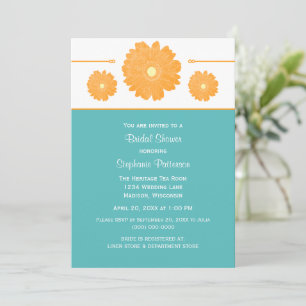 Invitation Fête des mariées Daisies tout simplement élégant I