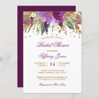 Fête des mariées d'Améthyste d'étincelle florale