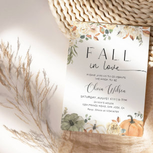 Invitation Fête des mariées d'amour - Rustique fête d'automne