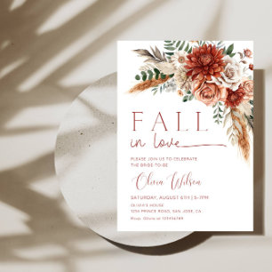 Invitation Fête des mariées d'amour - Rustique fête d'automne