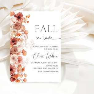 Invitation Fête des mariées d'amour - Rustique fête d'automne