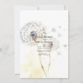 Invitation Fête des mariées Dandelion (Devant)