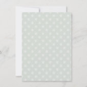 Invitation Fête des mariées d'aquarelle d'hiver rustique (Dos)