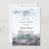 Invitation Fête des mariées d'aquarelle japonaise (Devant)