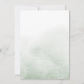 Invitation Fête des mariées d'aquarelle Rose romantique (Dos)