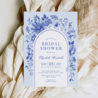 Fête des mariées d'arche à fleurs blanches bleues