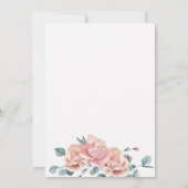 Invitation Fête des mariées d'art à ongles (Dos)