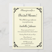 Invitation Fête des mariées D'Art Victorien, Le Baiser (Dos)