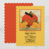 Invitation Fête des mariées d'automne (Devant / Derrière)