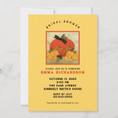 Invitation Fête des mariées d'automne (Devant)