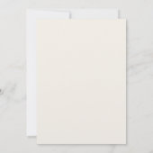 Invitation Fête des mariées d'automne Citrouille aquarelle (Dos)