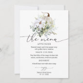 Invitation Fête des mariées D'Automne Citrouille De Verdure M (Devant)