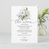 Invitation Fête des mariées D'Automne Citrouille De Verdure M (Debout devant)